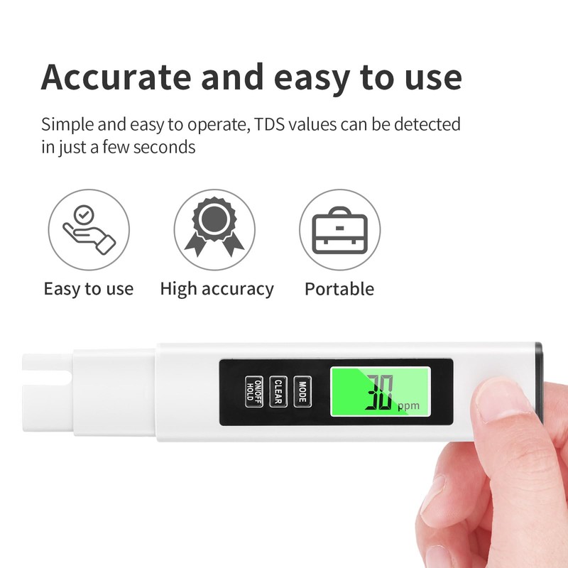 2025 New 4 in 1 TDS Meter, TDS Meter Digital