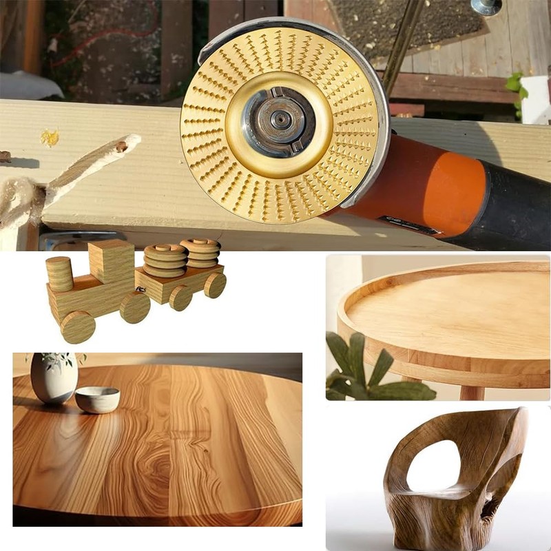 Wood Grinder Blade Disc Angle Processing Replacement Blade Wood Disc