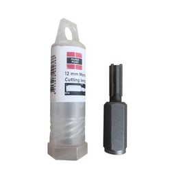 MurerPoint 4 Cutter Masonry Chisel Mortar Rake - 12mm | TCT Chisel Mortar Masonry Joint Raking Router with 26mm Cutting Depth | Repointing Raker Tool, Fast Removal of Old Mortar & Brickwork Pointing