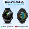 EasEasy 6 Pack Compatible for Garmin Approach S50 Screen Protector