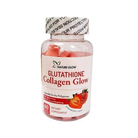 Nature Glow Glutathione Collagen - Strawberry Flavor, 60 Chewable Gummies