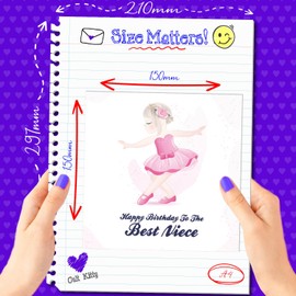 Cult Kitty Niece Birthday Cards Adult - To The Best Niece - Nice Birthday Card for Niece Adult, Great Niece Birthday Card, Happy Birthday Niece Card