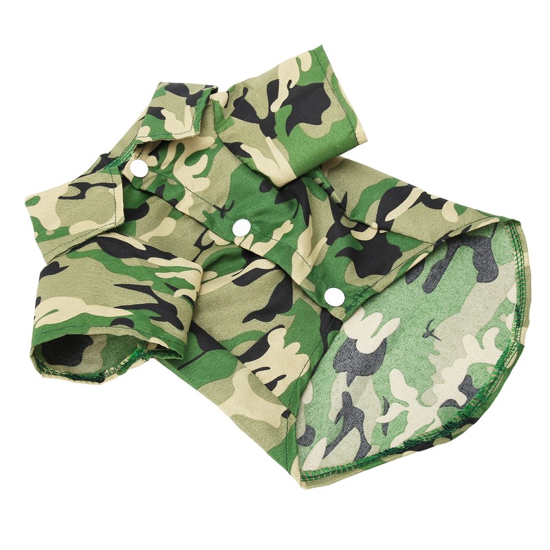 Dog Shirts Summer Stylish Camouflage Breathable Cool Pet Summer T
