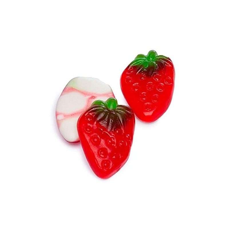 Gummi Strawberries with Cream 4.4 pound bulk strawberry gummy candy