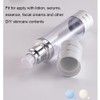 2PCS 30ml/1oz Empty Clear Plastic Airless Pump Bottles Lotion Dispenser