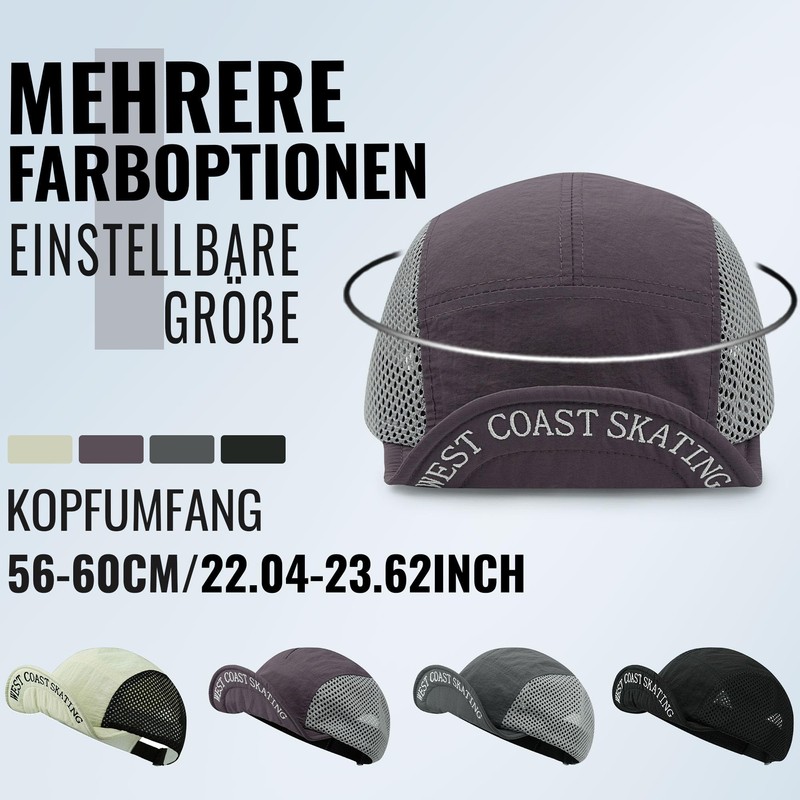 CLAPE Baseball Cap Men Women Baseball Cap with Short Peak