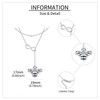 YFN Women's Bee Necklace, 925 Silver, Bee Pendant, Accessories, Goods,