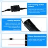 SDTC Tech 2-Pack 3.7V 18650 Battery Holder with Extend Button