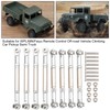 8Pcs Upgrade Metal Pull Rod Steering Pull Rod for WPL/MN/Feiyu