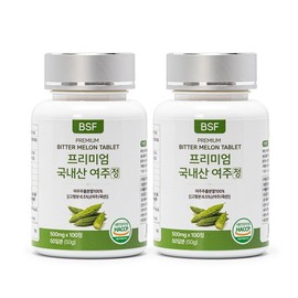 BSF 프리미엄 국내산 여주정 500mg x 100정 1병 BSF Premium Domestic Bitter Melon Extract 500mg x 100 Tablets 1 Bottle