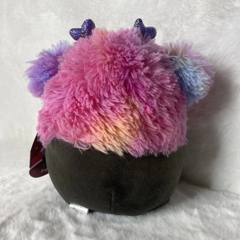 Squishmallows 8" Frumpy Bigfoot Valentines Black Tie Dye Plush BRAND