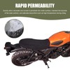 DACIRTY Motorcycle Seat Cover, Heat-insulating Double-sided Mesh Holes Breathable Burn-resistant
