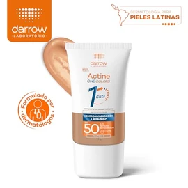 Darrow Actine One Colors Protector Solar Facial FPS50 Tono Medio, 40ml