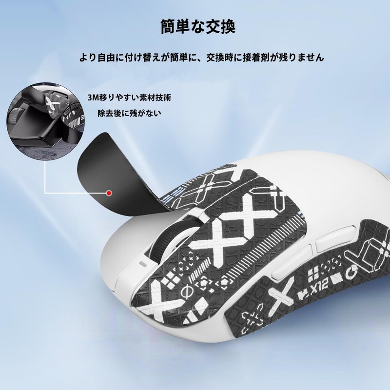 For VGN Dragonfly F1 Pro Max Mouse Grip Tape [NOUKAJU]