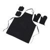 KICHOUSE Cooking Set Apron Suit Oven Mitts Pot Holders Baking