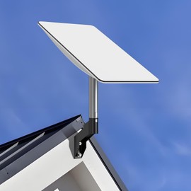 Starlink Halterung Lange Wandhalterung, Starlink Dachhalterung, Starlink Befestigungsset für Starlink Internet Kit Satellit, Kompatibel mit Starlink Dishy V2 (Gen 2)