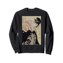 Japanese Retro Artwork Takigawa from the Tea-House Art Sweatshirt