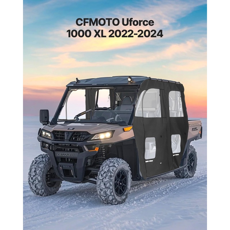 VEVOR Cab Enclosure Upper Doors, Compatible with CFMOTO Uforce 1000