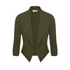 Hybrid & Company Womens Casual Work Office Open Front Blazer