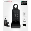 Smart Fingerprint Lock Box for Keys with Code, Wireless Remote