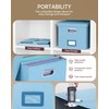 Oterri File Organizer, File Box, File Cabinet for Letter File