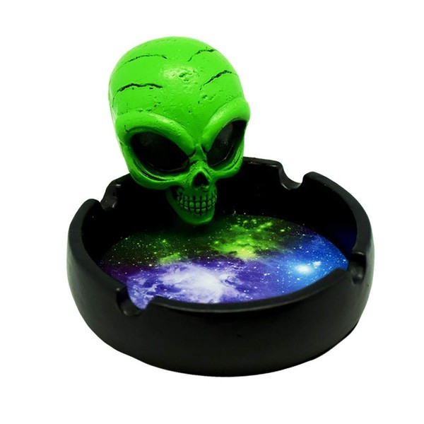 Fantasy Gifts Angry Space Alien Ashtray - 4"