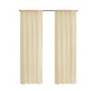 Thermasheer Weathershield Insulated Sheer Panel, 63 by 50-Inch, Ivory