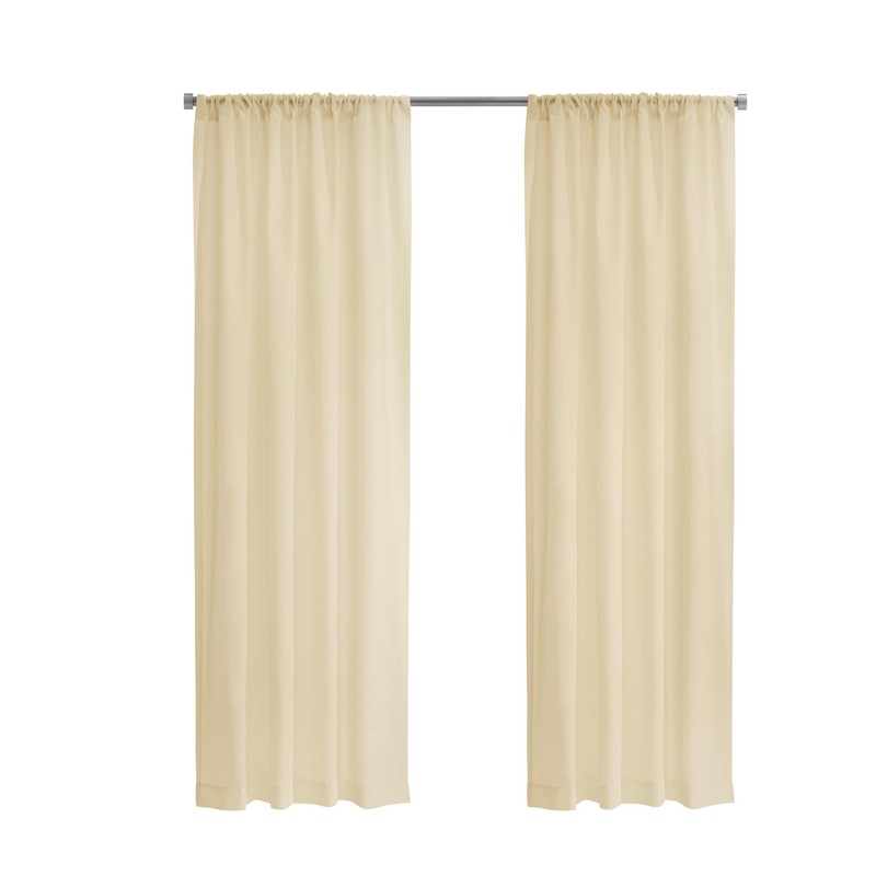 Thermasheer Weathershield Insulated Sheer Panel, 63 by 50-Inch, Ivory