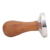 58mm Stainless Steel Coffee Tamper Wooden Handle Powder Pressing Tool