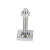 X AUTOHAUX 4pcs Car Roof Rack T Shaped Bolt Rooftop