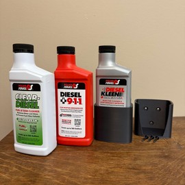 Magnetic Diesel Additive Holders - Hotshot EDT, Archoil, Howe's, Power Service, Stanadyne - Screw Option - UV Resistant - Limited Lifetime Warranty:_Power Service 26fl oz_Screw