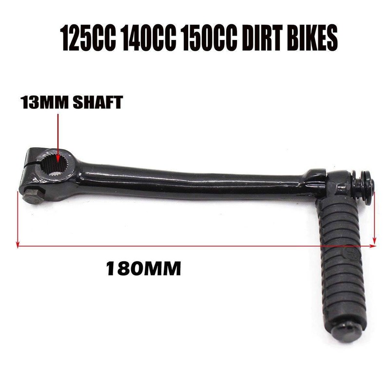 TDR Kick Start Starter Lever 180mm 13mm Axle for Yamaha