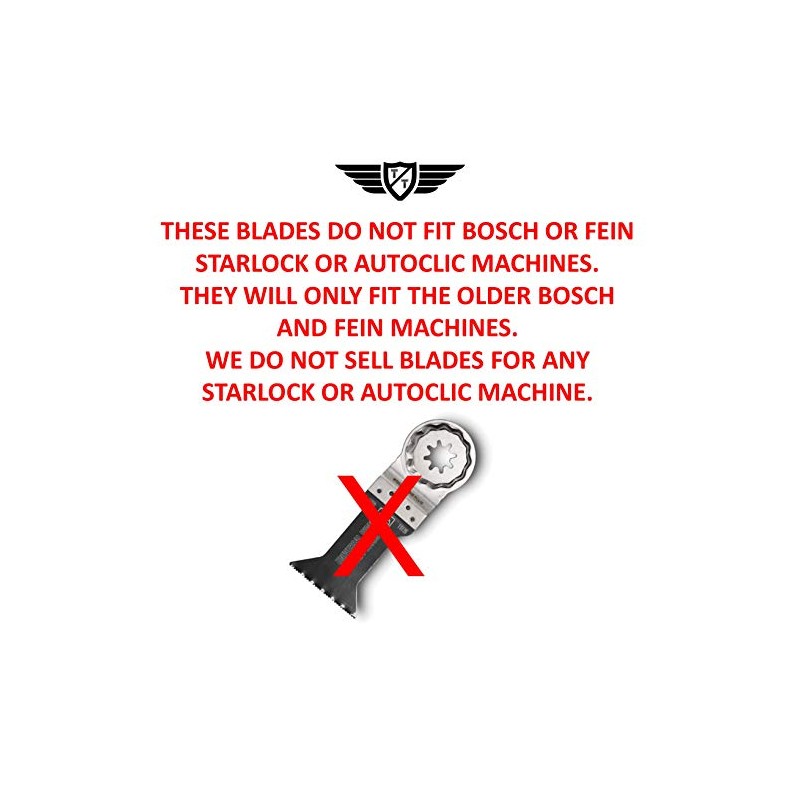 3 x TopsTools UNKA3DB Diamond Grout Blades Compatible with Bosch