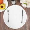 SHACOS Round Braided Placemats Set of 6 Round Table Mats