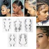 5Pcs Baby Hair Temporary Tattoo Stickers, Baby Hair Fake Hairline