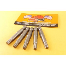 Drill Hog® T-20 Torx Bit T-20 Star Bit Insert T-20 x 2" Lifetime Warranty 5 Pcs
