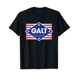 Galt, California - Diamond Flag T-Shirt