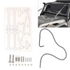 RC Crawler Windscreen Wiper Arm Windshield Wiper Blade for Axial
