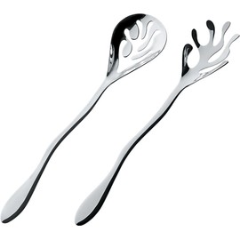 Alessi Mediterraneo | ESI16SET Design Salad Cutlery, Steel, Polished