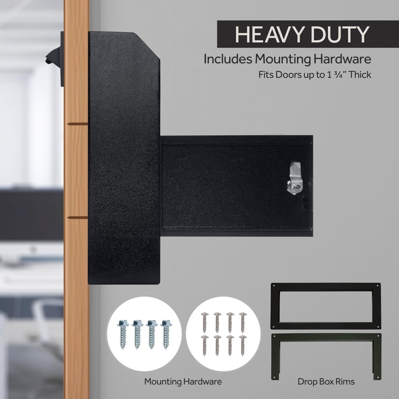 Durabox Through-the-Door Drop Box Deposit Safe 12 x 6 x