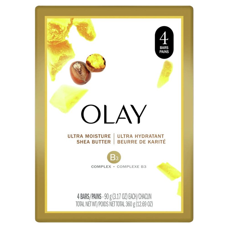 Olay Ultra Moisture Beauty Bar Soap with Shea Butter -