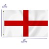 3×5 FT England Flag, Large 75D British National Outdoor Banner,Decor