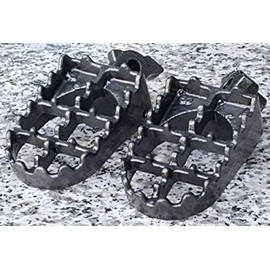 i5 New Foot Pegs compatible with Honda XR 50 70 80 100 XR50 XR70 XR80 XR100 CRF80 CRF 100 CRF100 & Kawasaki KLR650 KLR 650