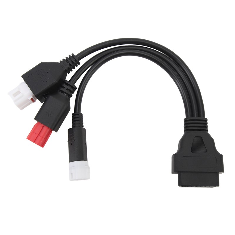 3 in 1 OBD Diagnostic Cable High Flexibility Plastic Plug