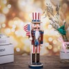 PRETYZOOM Nutcracker Figurine Wooden Nutcracker Soldier Christmas Wood Ornaments Christmas