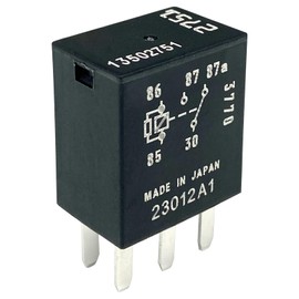 1-Pack 13502751 12V 30A/40A 5-Pin SPDT Automotive Relay - Compatible with General Motors Vehicles for Fuel Pump, Cooling Fan, AC Compressor