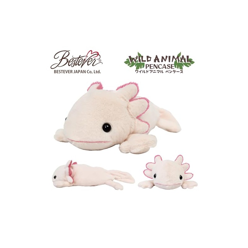 BESTEVER Plush Pen Case, Animal Animal Pouch, Cosmetic Pouch, Large