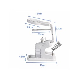 iplusmile Led Soldering Magnifier Magnifying Glass Desktop Tool Third Hand Soldering Aid Magnifying Station Hobbyist Electrician Jeweler