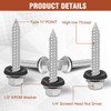 Zonon 250 Pcs Metal Roofing Screws #14 x 1-1/2 Inch