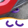 Hoolcar Tow Hook Covers Front Bumper Tow Hook Rubber Sleeve